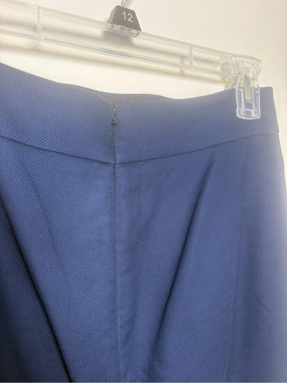J. Crew Dark Navy Tailored Pencil Skirt